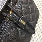 Chanel Fine Grain Embossed Calf Leather Backpack - 4