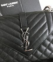 YSL ENVELOPE MEDIUM BAG SILVER HARDWARE - 3