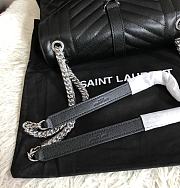 YSL ENVELOPE MEDIUM BAG SILVER HARDWARE - 6