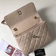 Chanel Trendy CC Flap Top Handle Beige Bag with Gold Hardware - 5