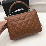 Chanel Trendy CC Flap Top Handle Tan Bag with Silver Hardware - 6