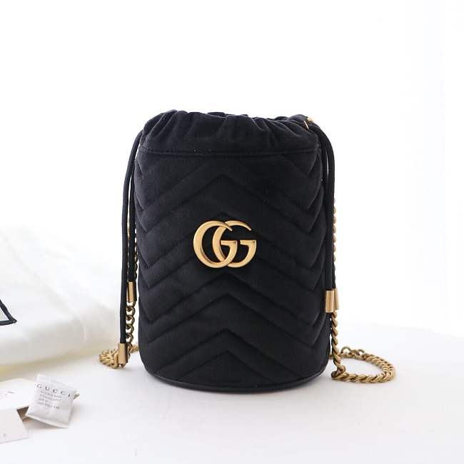 Gucci GG Marmont mini bucket bag - 1