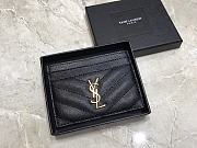 YSL Card Holder Black Silver & Gold & all Black - 1