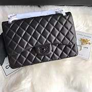 Chanel 30cm CF Lambakin Bag All Black - 6