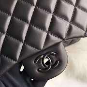 Chanel 30cm CF Lambakin Bag All Black - 3