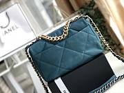 chanel 19 flap bag Turquoise - 6