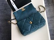 chanel 19 flap bag Turquoise - 2