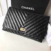 Chanel Palm print calfskin clutch - 3