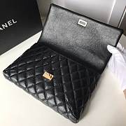 Chanel Palm print calfskin clutch 002 - 6