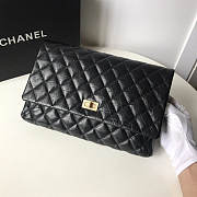 Chanel Palm print calfskin clutch 002 - 5