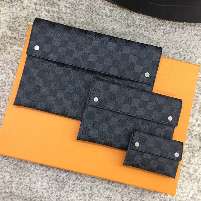 LOUIS VUITTON ALPHA TRIPLE POUCHES - 1