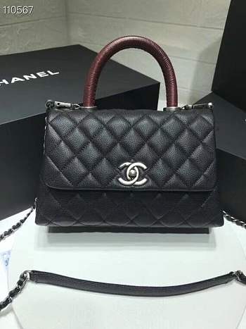 Chanel Flap Bag With Top Handle Small