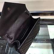 YSL ENVELOPE MEDIUM BAG ALL BLACK - 3