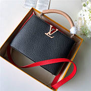 Louis Vuitton 27cm Capucines BB Bag Black - 1