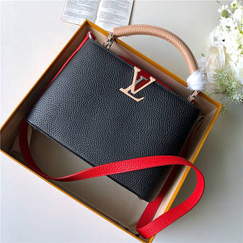 Louis Vuitton 27cm Capucines BB Bag Black
