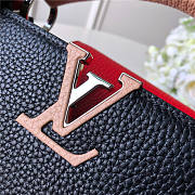 Louis Vuitton 27cm Capucines BB Bag Black - 3