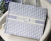 Dior Book Tote Grey Large - 1