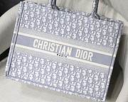 Dior Book Tote Grey Small - 4