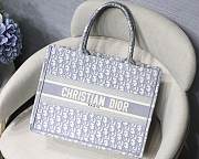 Dior Book Tote Grey Small - 5