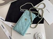 Chanel Phone Purse blue - 1