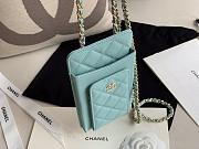 Chanel Phone Purse blue - 4