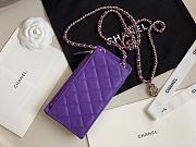 Chanel Phone Purse purple - 3