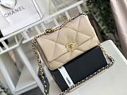 Chanel 19 Flap small Bag Beige  - 5