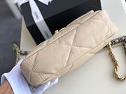 Chanel 19 Flap small Bag Beige  - 6