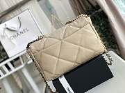 Chanel 19 Flap Medium Bag Beige - 6