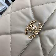 Chanel 19 Flap Large Bag Beige - 3