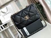  Chanel 19 Flap Medium Bag Black - 1