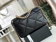  Chanel 19 Flap Medium Bag Black - 5