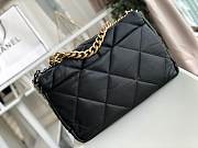 Chanel 19 Flap Large Bag Black - 6