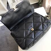 Chanel 19 Flap Large Bag Black - 5