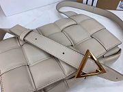 BOTTEGA VENETA PADDED CASSETTE BAG WHITE - 6