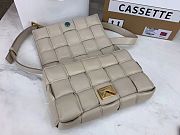 BOTTEGA VENETA PADDED CASSETTE BAG WHITE - 5