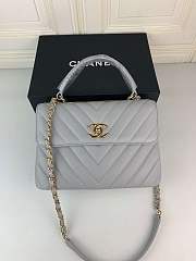 Chanel Chevron Trendy CC Flap Top Handle Bag  - 1