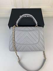 Chanel Chevron Trendy CC Flap Top Handle Bag  - 4