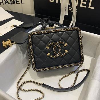 Chanel Vanity Case Black Small