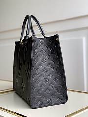 Louis Vuitton ONTHEGO Black MM size  - 2
