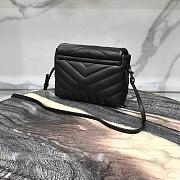 YSL MONOGRAM LOULOU Mini SIZE ALL BLACK - 5