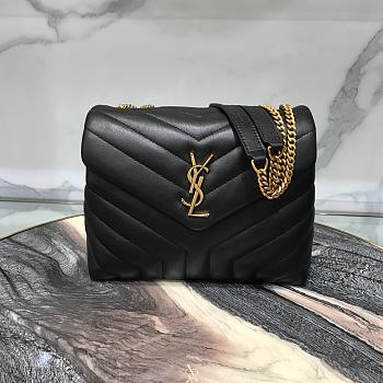 YSL MONOGRAM LOULOU SMALL SIZE GOLD HARDWARE