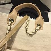 Chanel Deauville Tote Bag White - 2