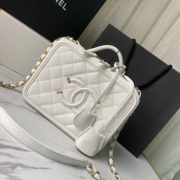 Chanel Vanity Bag in White