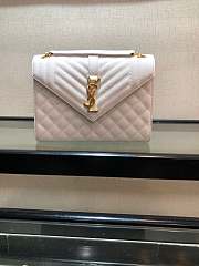 YSL ENVELOPE White MEDIUM BAG  - 1