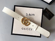 Gucci White Belt - 3