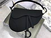 Dior Saddle Bag in Black Ultramatte Calfskin - 1