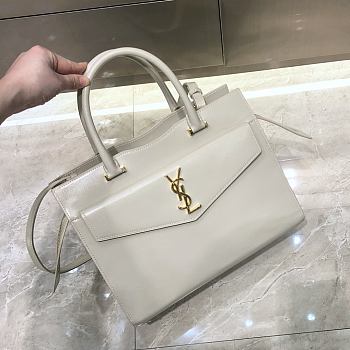 YSL Large Tote in White