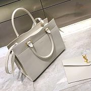 YSL Large Tote in White - 4