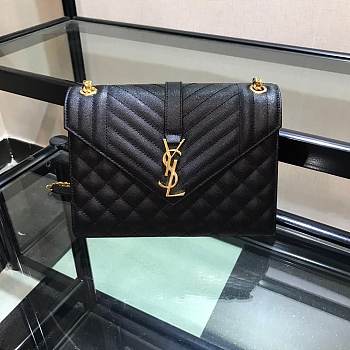 YSL ENVELOPE MEDIUM BAG GOLD HARDWARE